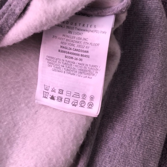 moncler cardigan sweater